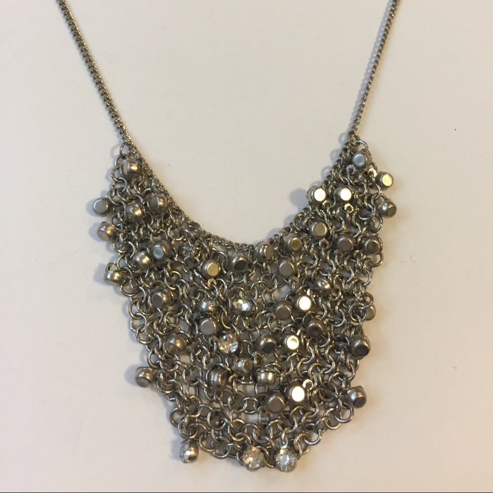 American Eagle silver necklace